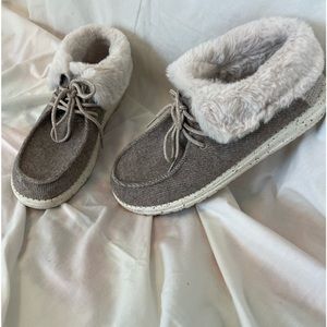 Hey Dude, cozy boot.